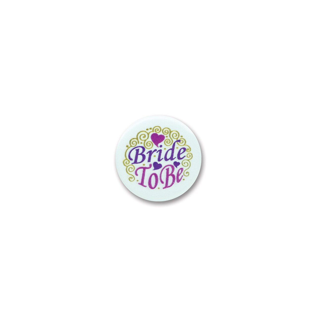 Bride To Be Satin Button (Pack of 6)